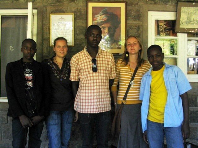 Peter, Monika, Peter, Lucy, Eric, Nairobi, február 2011